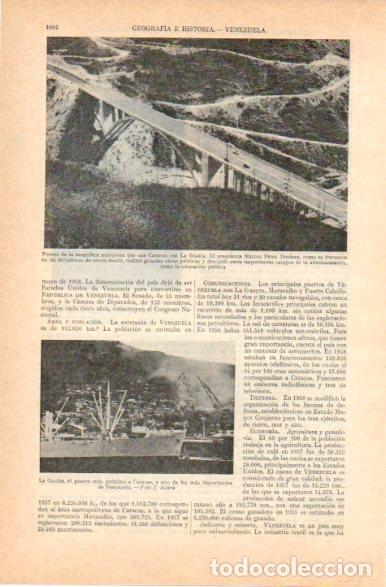 Postkarten: LAMINA V32845: Puente de la autopista entre Caracas con La Guaira - Varios