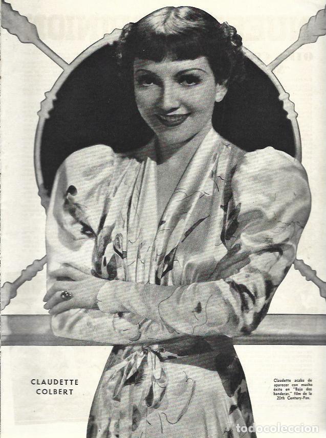 Postais: LAMINA 33729: Claudette Colbert - VVAA
