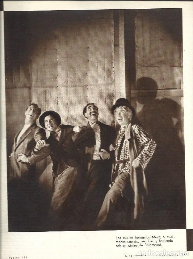 Postales: LAMINA 33475: Los cuatro hermanos Marx - VVAA