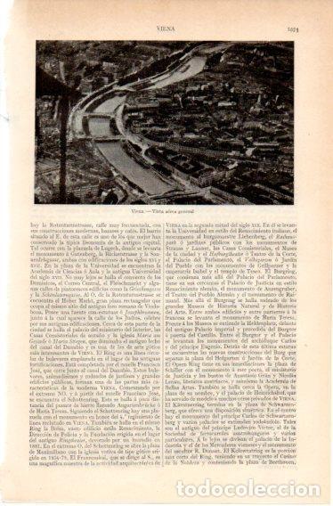 Postcards: LAMINA V32473: Vista general aerea de Viena - Varios