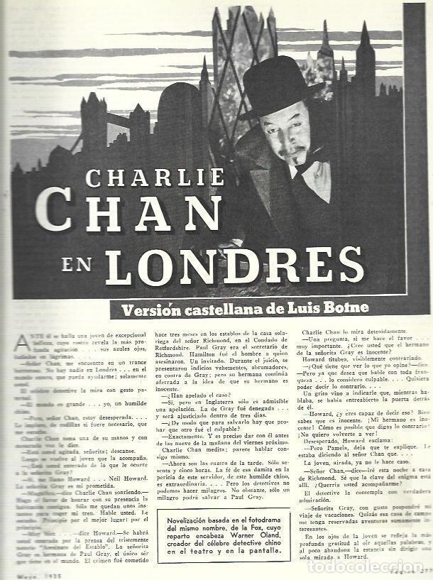 Cartoline: LAMINA 33538: Charlie Chan en Londres - VVAA