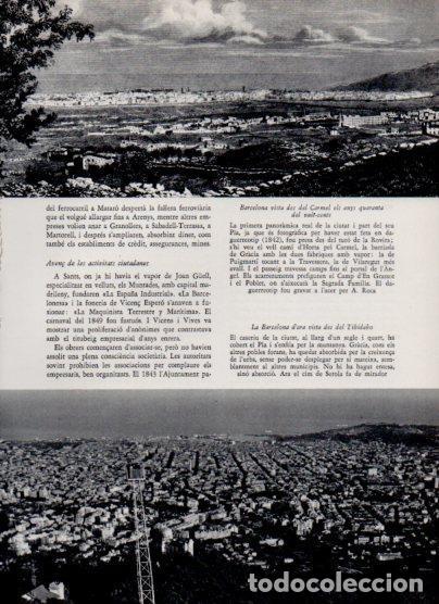 Cartoline: LAMINA V26185: Vista de Barcelona des de el Carmel i el Tibidabo - Varios