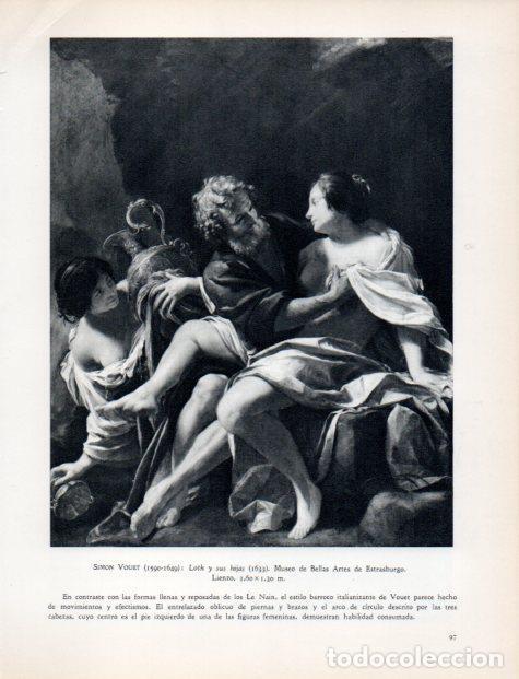 Cartoline: LAMINA V33055: Loth y sus hijas por Simon Vouet - Hermann Bauer