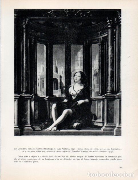 Cartoline: LAMINA V33028: Danae por Jan Gossaert o Mabuse - Hermann Bauer