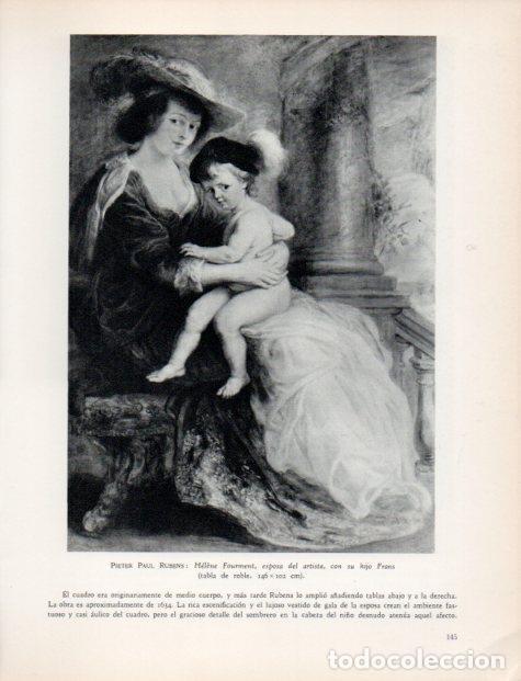 Cartoline: LAMINA V33046: Helene Fourment con su hijo por Rubens - Hermann Bauer