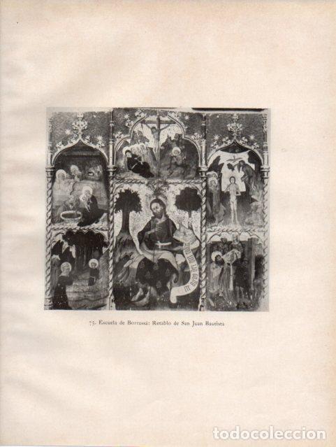 Postales: LAMINA V33105: Retablo de San Juan Bautista, Escuela de Borrassa - Gertrudis Richert