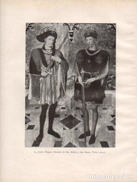 Postales: LAMINA V33110: Retablo de San Abdony San Senen por Jaume Huguet - Gertrudis Richert