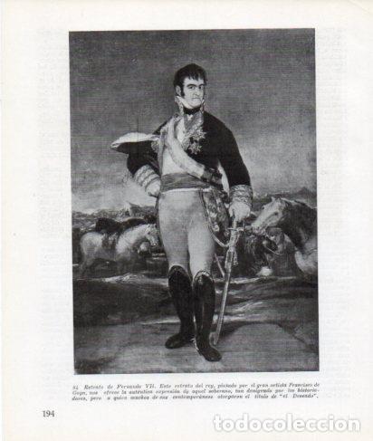 Postkarten: LAMINA V26315: Retrato de Fernando VII por Goya - Ramon Ballester Escalas