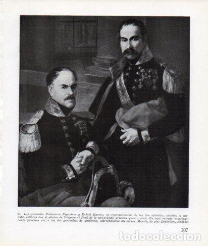 Postkarten: LAMINA V26321: Los generales Baldomero Espartero y Rafael Maroto - Ramon Ballester Escalas