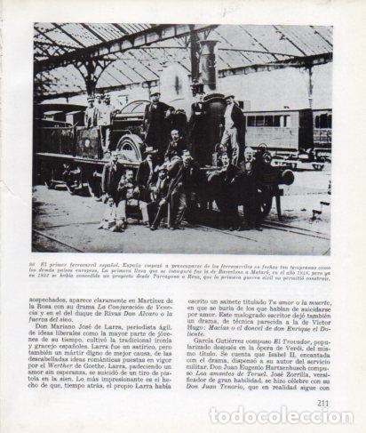 Postkarten: LAMINA V26323: El primer ferrocarril espa&ntilde;ol - Ramon Ballester Escalas