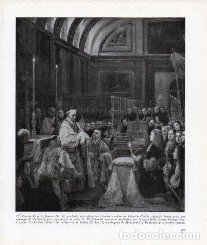 Cartes Postales: LAMINA V26255: Carlos II y la Eucaristia - Ramon Ballester Escalas