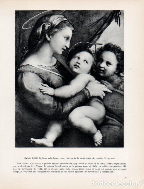 Postkarten: LAMINA V33014: Virgen de la tienda por Rafael Sanzio - Hermann Bauer