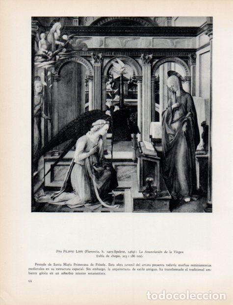 Postkarten: LAMINA V33006: La Anunciacion de la Virgen por Fra Filippo Lippi - Hermann Bauer