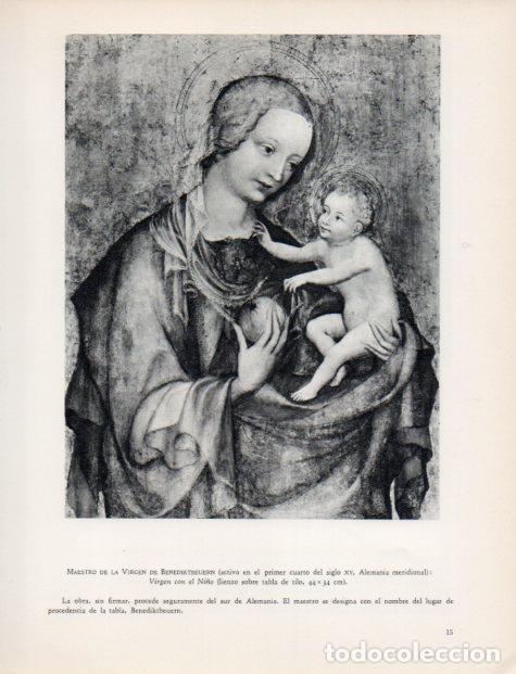 Postkarten: LAMINA V32982: Virgen con el Ni&ntilde;o por Maestro de la Virgen de Benediktbeuern - Hermann Bauer