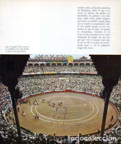 Postais: LAMINA V33181: Interior plaza de Toros Monumental, Barcelona - Varios