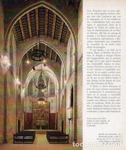 Postkarten: LAMINA V33158: Interior de la Real Capilla de Santa Agueda, Barcelona - Varios