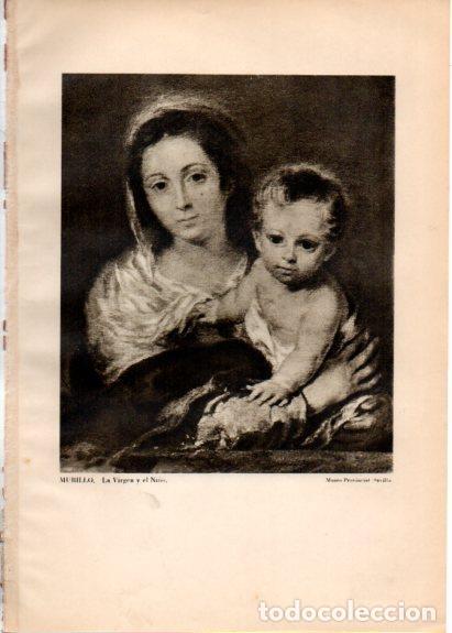Postcards: LAMINA V33138: La Virgen y el Ni&ntilde;o por Murillo - Varios