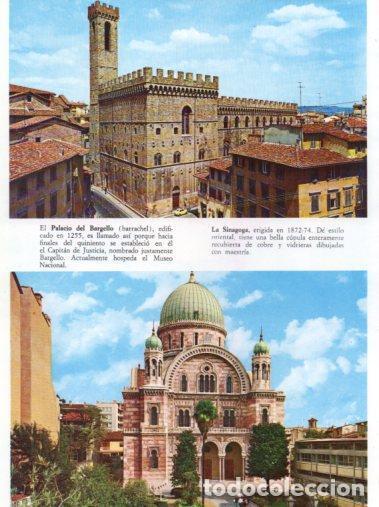 Postkarten: LAMINA V33231: Florencia. Palacio del Bargello y La Sinagoga - Varios