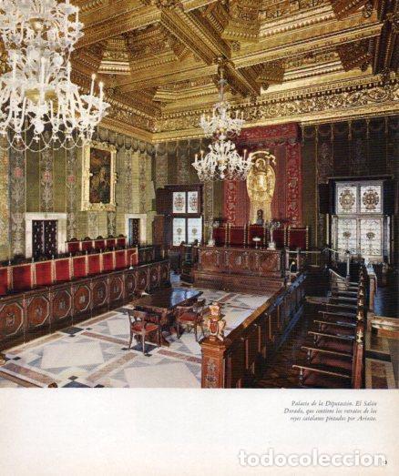 Postcards: LAMINA V33153: Interior Salon Dorado en Palacio de la Diputacion, Barcelona - Varios