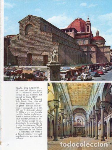 Postais: LAMINA V33215: Florencia. Plaza San Lorenzo - Varios