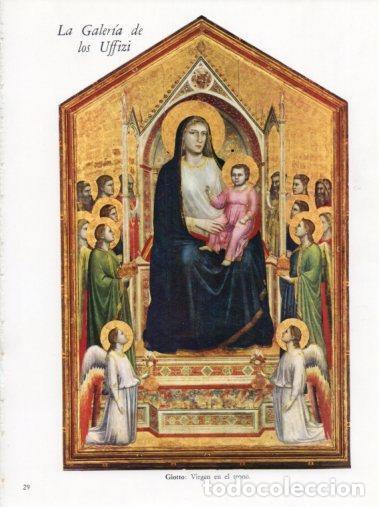 Postkarten: LAMINA V33220: Virgen en el trono por Giotto - Varios