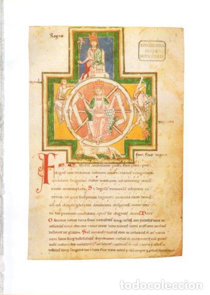 Postkarten: LAMINA V25672: Rueda de la Fortuna con Jesucristo entronizado manuscrito Carmina Burana - Klaus Reic
