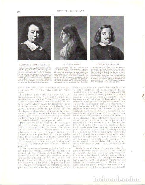 Cartoline: LAMINA V33950: Murillo, Claudio Coello y Valdes Leal - Manuel Rodriguez Codola