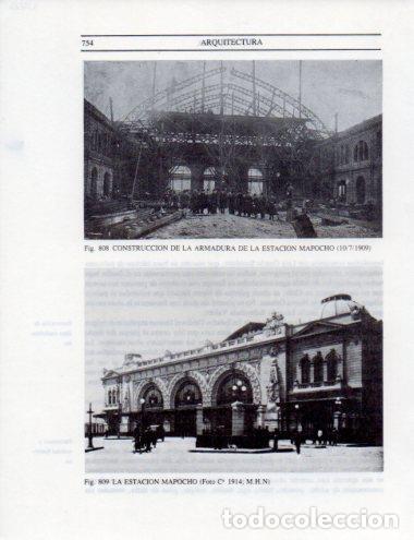 Postales: LAMINA V25586: Estacion Mapocho de Santiago - Leopoldo Castedo