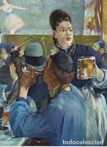 Postcards: LAMINA V25882: La camarera por Manet - Varios