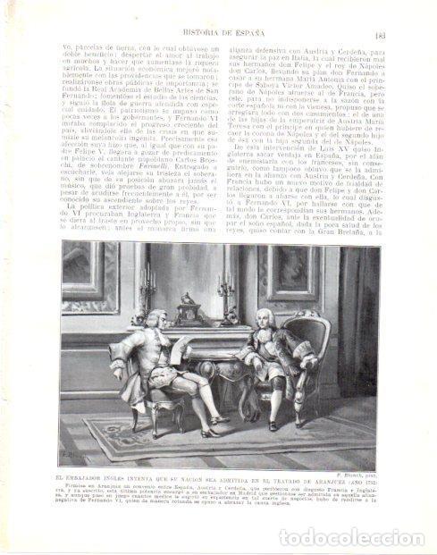 Postcards: LAMINA V33989: Inglaterra pide la admision al Tratado de Aranjuez 1725 por F. Blanch - Manuel Rodrig