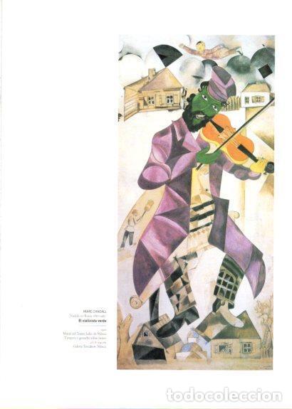Postais: LAMINA V25741: El violinista verde por Chagall - Klaus Reichold