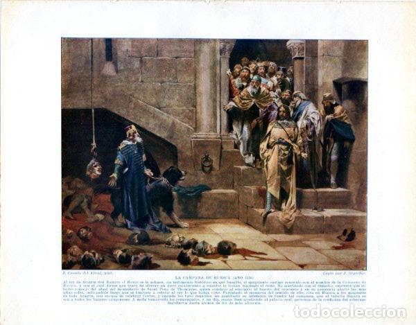 Postkarten: LAMINA V33529: La campana de Huesca copia por J. Segrelles - Manuel Rodriguez Codola