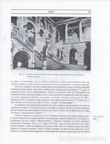 Postales: LAMINA V25379: Antigua escalinata del Teatro Municipal de Santiago - Leopoldo Castedo