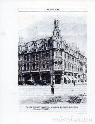 Postales: LAMINA V25295: Palacio Urmeneta, Santiago de Chile - Leopoldo Castedo