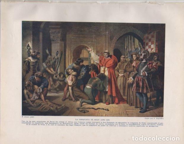 Cartoline: LAMINA V33733: La conquista de Oran copia por J. Segrelles - Manuel Rodriguez Codola