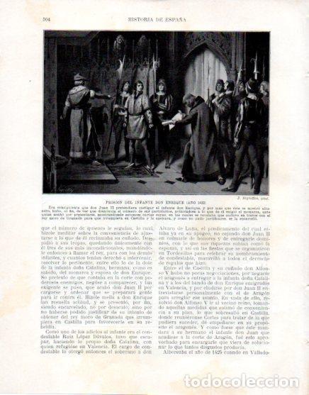 Postcards: LAMINA V33668: Prision del Infante Don Enrique por J. Segrelles - Manuel Rodriguez Codola
