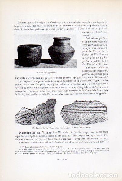 Postkarten: LAMINA V34713: Vasos d'Argentona i ceramica de la Cova dels Encants - Antoni Rovira i Virgili