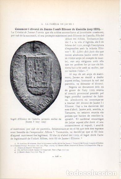 Cartoline: LAMINA V34612: Segell d'Elionor de Castella any 1223 - Antoni Rovira i Virgili