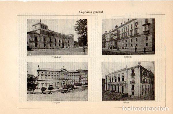 Postcards: LAMINA V35144: Capitania general de Valladolid Zaragona Barcelona y Burgos - Varios