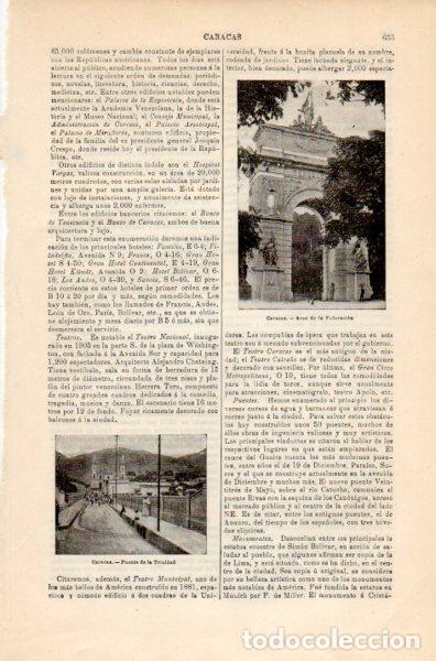 Postcards: LAMINA V35163: Arco de la Federacion en Caracas, Venezuela - Varios