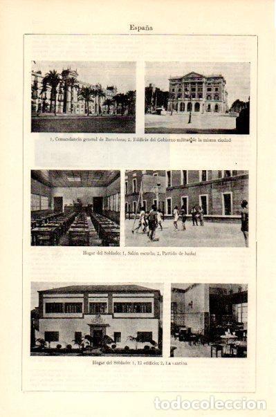 Postkarten: LAMINA V27636: Comandancia general y Gobierno militar de Barcelona - Varios