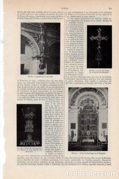 Postales: LAMINA V34773: Altar de Santiago en el hospital de Ubeda - Varios