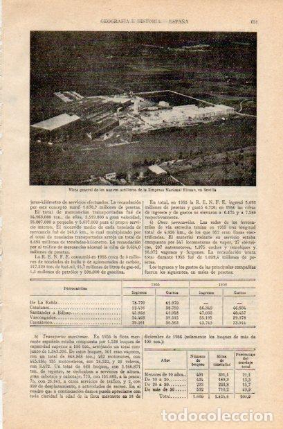 Postkarten: LAMINA V34973: Astilleros de la Empresa Nacional Elcano, Sevilla - Varios