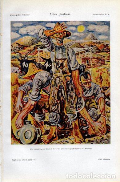 Postales: LAMINA V34918: Los segadores por Rafael Zabaleta - Varios