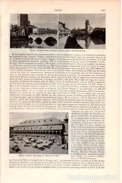 Postales: LAMINA V26392: Palacio della Ragione, Padua - Varios