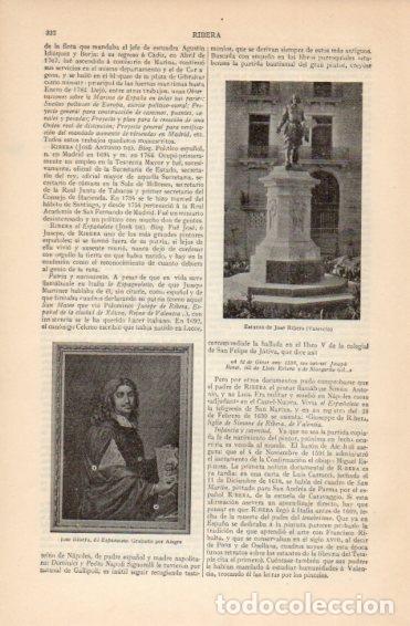 Cartoline: LAMINA V26527: Estatua de Jose Ribera en Valencia - Varios
