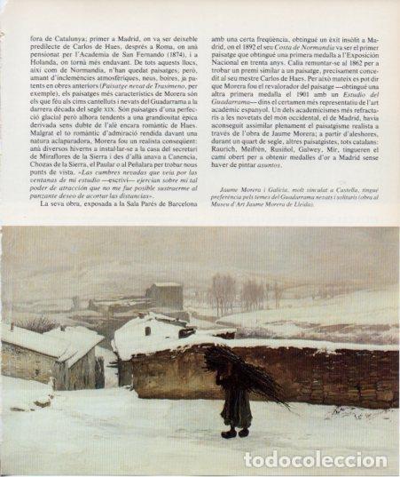 Cartoline: LAMINA V27132: Obra per Jaume Morera i Galicia - Francesc Fontbona