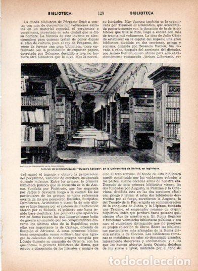 Postkarten: LAMINA V26934: Interior biblioteca del Queen's College en Oxford - Varios