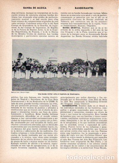 Postais: LAMINA V26886: Banda militar ante el Capitolio de Washington - Varios