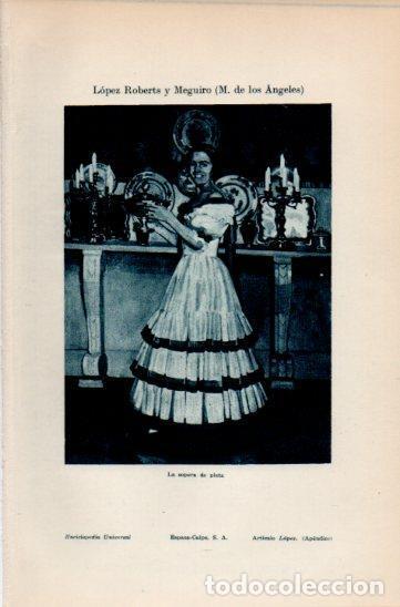 Postales: LAMINA V35841: La sopera de plata por Angeles Lopez Roberts - Varios